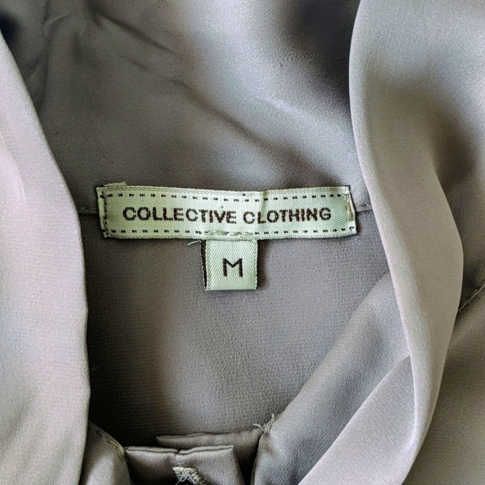 Collective collection gray black dress sz med - Picture 4 of 7